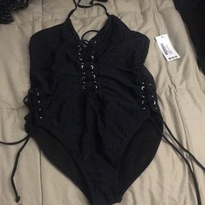 One piece bathing suit